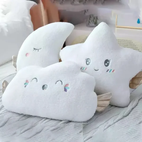 coussin nuage blanc