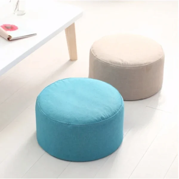 coussin rond pour méditation