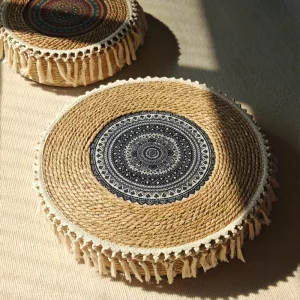 coussin en paille Tatami