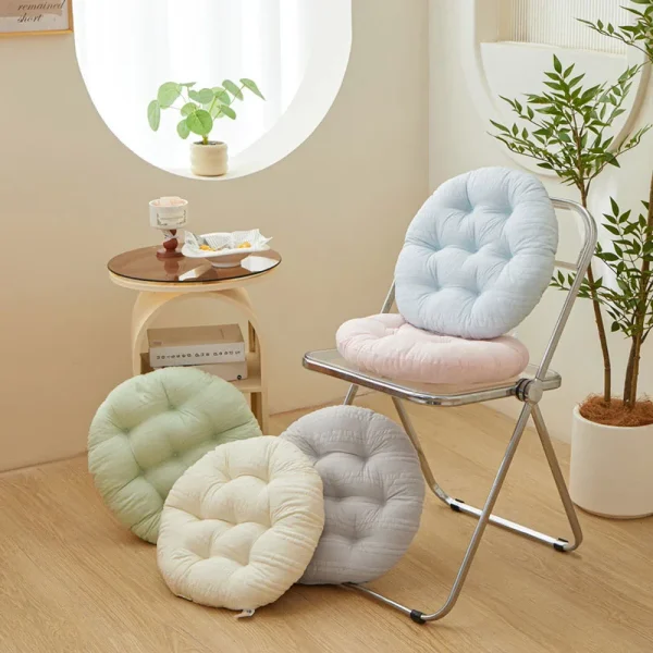 coussin rond uni