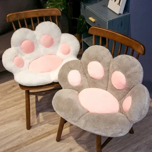 coussin de sol patte de chat