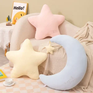 coussin lune étoile mémoire