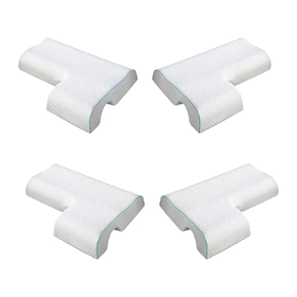 oreiller de couple passage bras