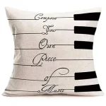 housse de coussin lin