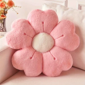 coussin marguerite blanc